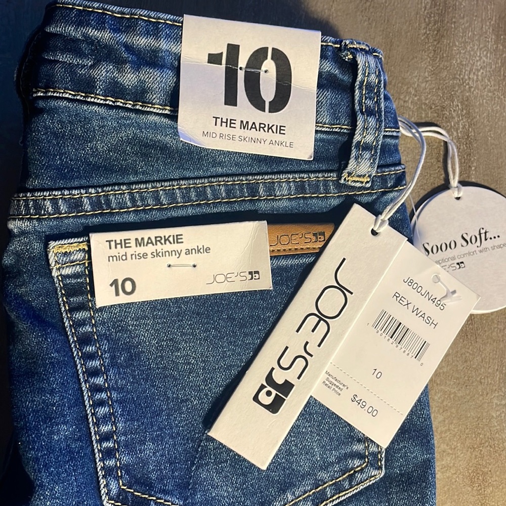 NEW Joe’s The Markie mid rise skinny ankle Girls size 10